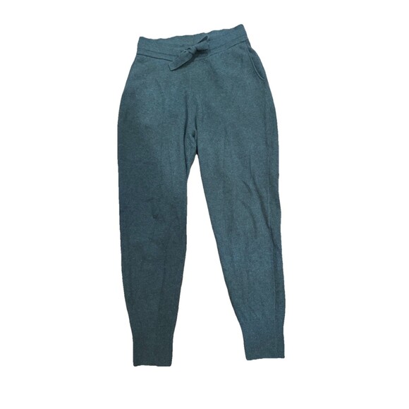 NAADAM 100% Cashmere Jogger Pants Small Olive Green Loungewear Streetwear Cozy - Picture 1 of 6